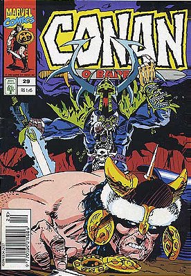 CONAN O BARBARO Nº 29 - Formatinho colorido - ED ABRIL