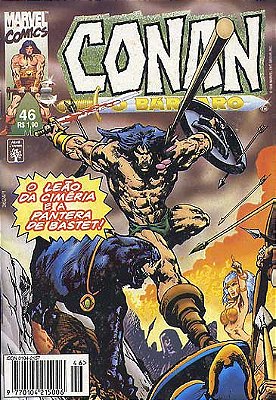 CONAN O BARBARO Nº 46 - Formatinho colorido - ED ABRIL