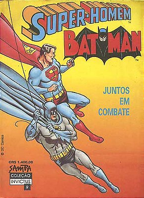 COLEÇÃO INVICTUS Nº 09 - SUPER-HOMEN & BATMAN - ED SAMPA