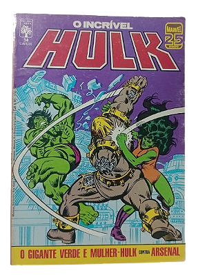 O INCRIVEL HULK Nº 34 - Editora Abril
