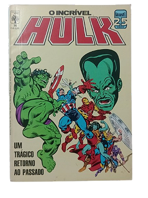 O INCRIVEL HULK Nº 36 - ANO 1986 - ED ABRIL