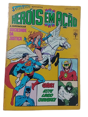 HEROIS EM AÇÃO Nº 09 - ED ABRIL