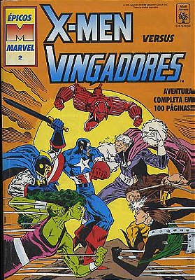 X-MEN versus VINGADORES - EPICOS MARVEL 2 - Editora Abril