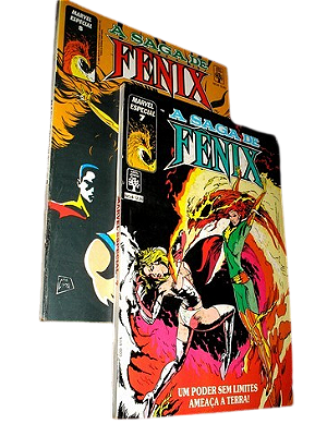 A SAGA DE FENIX - MARVEL ESPECIAL 7 E 8 - MINI SERIE COMPLETA - ED ABRIL