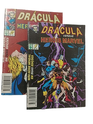 DRACULA versus HEROIS MARVEL - Mini série em duas partes - ED ABRIL
