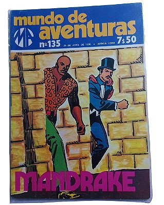 MUNDO DE AVENTURAS 135 - MANDRAKE - EDIÇÃO PORTUGUESA