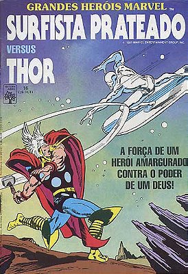 SURFISTA PRATEADO & THOR - GRANDES HEROIS MARVEL 16 - Editora Abril
