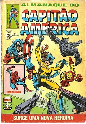 ALMANAQUE DO CAPITÃO AMERICA nº 81 - Editora Abril