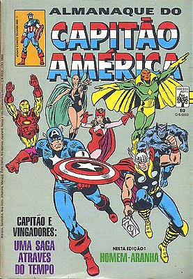 ALMANAQUE DO CAPITÃO AMERICA nº 80 - Editora Abril