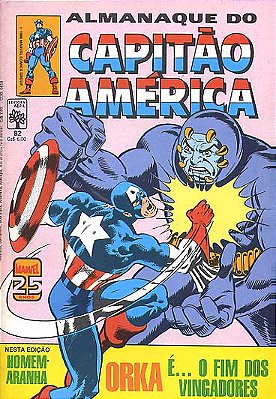 ALMANAQUE DO CAPITÃO AMERICA nº 82 - Editora Abril