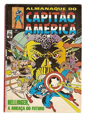 ALMANAQUE DO CAPITÃO AMERICA nº 89 - Editora Abril