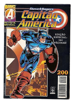 ALMANAQUE DO CAPITÃO AMERICA nº 200 - Editora Abril