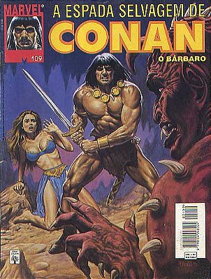 A ESPADA SELVAGEM DE CONAN nº 109 - ED ABRIL