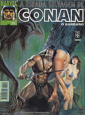 A ESPADA SELVAGEM DE CONAN nº 151 - ED ABRIL