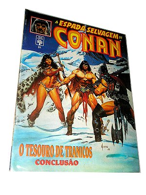 DUPLICADO - A ESPADA SELVAGEM DE CONAN nº 91 - ED ABRIL