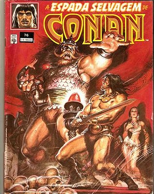 A ESPADA SELVAGEM DE CONAN nº 76 - ED ABRIL