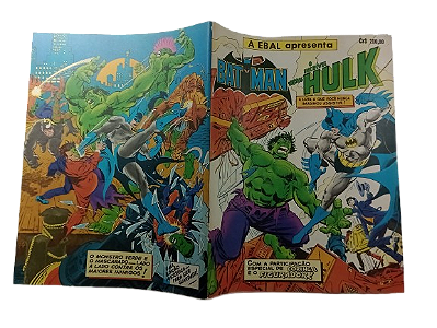 BATMAN versus O INCRIVEL HULK - ANO 1982 - EDIÇÃO ESPECIAL ED EBAL
