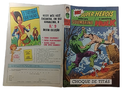 SUPER X Nº 42 - DOIS SUPER-HEROIS / EBAL anos 70