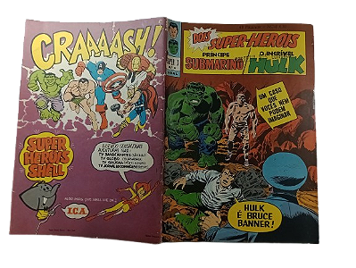 SUPER X Nº 04 - DOIS SUPER-HEROIS / EBAL ano 1967