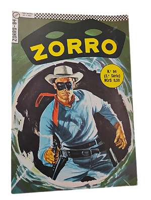 ZORRO Nº 94 - 2ª SÉRIE - ED EBAL - ANO 1970