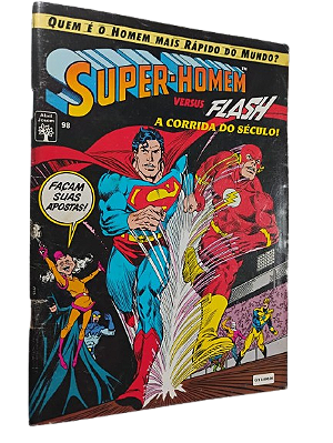 SUPER-HOMEN versus FLASH - A CORRIDA DO SÉCULO - Super-Homen nº 98 - ABRIL
