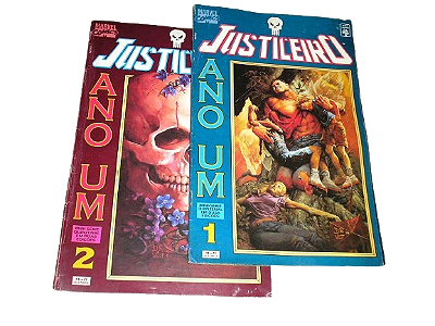 JUSTICEIRO - ANO UM - Mini série em duas partes ( completa ) - ED ABRIL