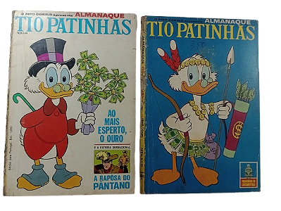 TIO PATINHAS nºs 33 e 52 antigos - Ed Abril