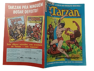 TARZAN nº 01 - 12ª série - Ed Ebal - anos 80