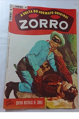 ZORRO Nº 04 - 8ª SÉRIE EM CORES - ED EBAL