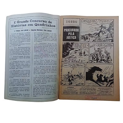 ZORRO 3ª SÉRIE - Nº 10 - Ebal ano 1971
