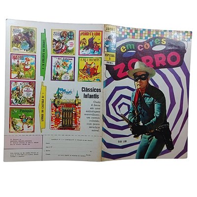 ZORRO EM CÔRES - Nº 05 - Ebal ano 1971