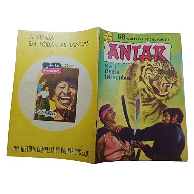 ANTAR - KALI DEUSA INSACIÁVEL - Nº 21 - ANO 1962 - ED EDITORMEX