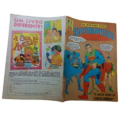 SUPERAMIGOS - 2ª SÉRIE Nº 11 - ED EBAL - DA TEVE PARA VOCE