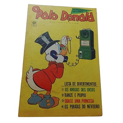 O PATO DONALD nº 742- Ano 1966 - Ed Abril