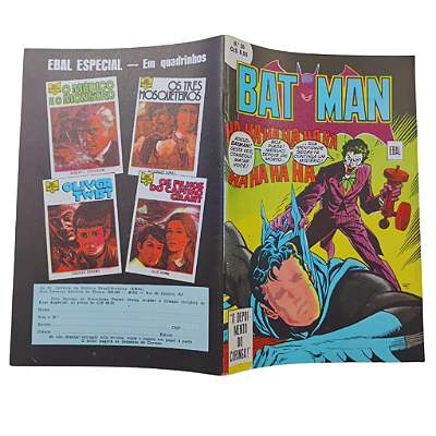 BATMAN nº 30 ( FORMATINHO COLORIDO ) - EBAL ano 1978