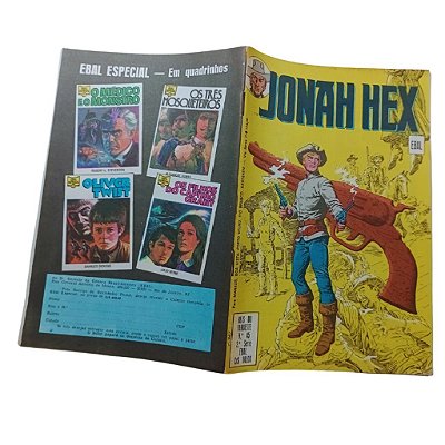 JONAH HEX Nº 45 - REIS DO FAROESTE ( FORMATINHO COLORIDO ) - EBAL ano 1982