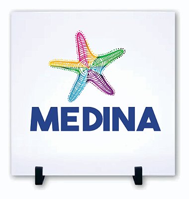 Azulejo Personalizado branco brilhante 15x15 cm.