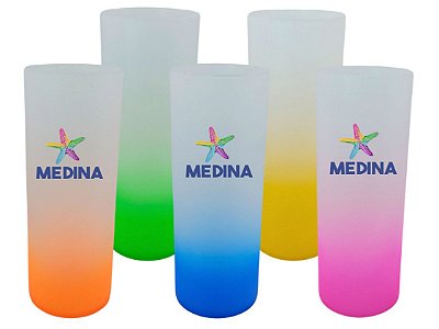 Copo Long Drink 350ml - Jateado Degrade