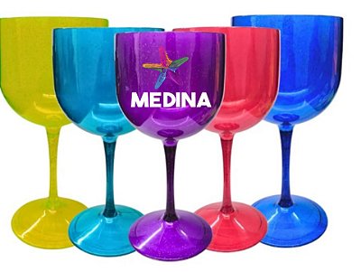 TAÇA DE GIN 580ML - GLITTER