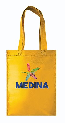 Sacola de tnt com costura termo selada. (0,35x0,27) cm