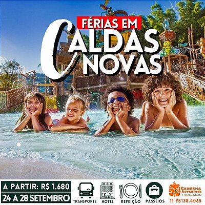 ZZI7 - Férias 24 a 28/Set - Caldas Novas - GO