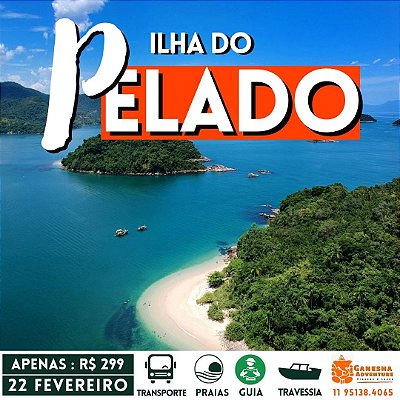 ZZZB6 - Day Use 22/Fev - Ilha do Pelado - Paraty - RJ