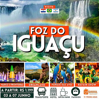 ZZZF2 - Feriado 03 a 07/Jun - Foz do Iguaçu - PR