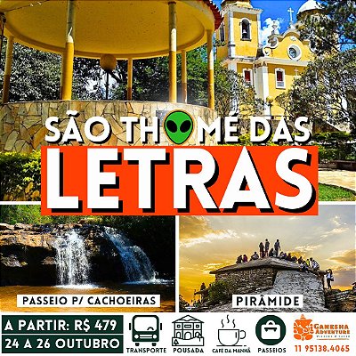 ZZJ7 - Final de semana 24 a 26/Out - São Thomé das Letras - MG