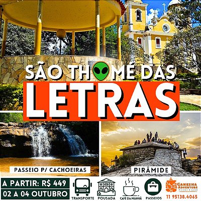 ZZZJ1 - Final de semana 02 a 04/Out - São Thomé das Letras - MG