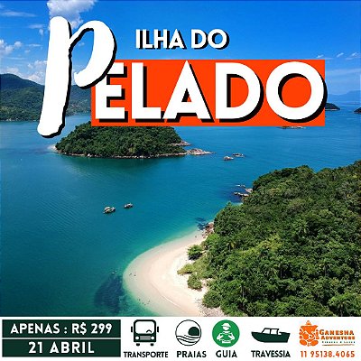 ZZZD6 - Day Use 21/Abr - Ilha do Pelado - Paraty - RJ