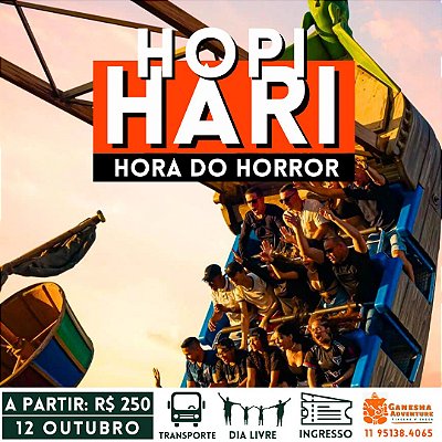ZZJ4 - Day Use 12/Out - Hopi Hari - SP