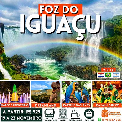 ZZK4 - Feriado - 19 a 22/Nov - Foz do Iguaçu - PR