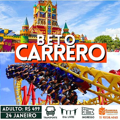 ZZZA7 - Day Use 24/Jan - Parque Beto Carrero World - SC