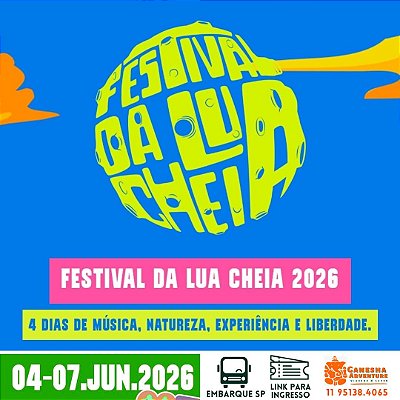 ZZZF4 - Feriado 03 a 07/Jun- Festival da Lua Cheia - Altinópolis - SP